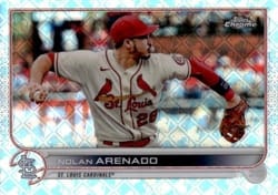 2022 Topps Chrome Logofractor Edition Base Set Nolan Arenado #24 card