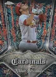 2022 Topps Chrome Pinstriped Nolan Arenado #P-4 card