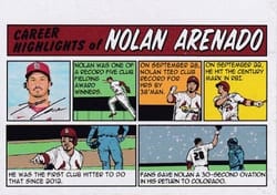 2022 Topps Heritage 1973 Topps Comics Nolan Arenado #73TC-32 card