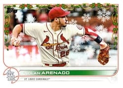 2022 Topps Holiday Base Set Nolan Arenado #HW153b card
