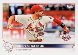 2022 Topps Opening Day Base Set Nolan Arenado #31 card