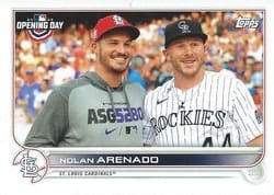 2022 Topps Opening Day Base Set Nolan Arenado #31b card