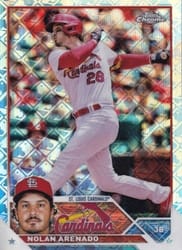 2023 Topps Chrome Logofractor Edition Base Set Nolan Arenado #115 card