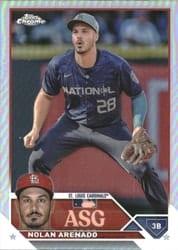 2023 Topps Chrome Update 2023 All-Star Game Nolan Arenado #ASGC-29 card