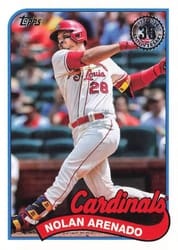 2024 Topps 1989 Topps Baseball 35th Anniversary (Series 1) Nolan Arenado #89B-67 card
