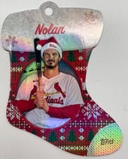 2024 Topps Holiday Stocking Die Cut Ornaments Nolan Arenado #SDC-18 card