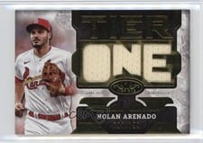 2025 Topps Tier One Die-Cut Relics Nolan Arenado #T1RD-NA card