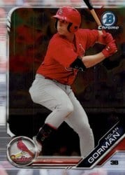 2019 Bowman Chrome Prospects Nolan Gorman #BCP-221 card