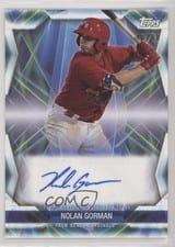 2021 Topps Pro Debut Future Cornerstones Autographs Nolan Gorman #FC-NG card