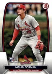 2023 Bowman Base Set Nolan Gorman #6 card
