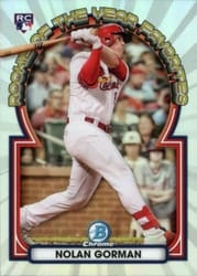 2023 Bowman Rookie of the Year Favorites Nolan Gorman #ROYF-5 card
