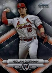 2023 Bowman Sterling Base Set Nolan Gorman #BSR-19 card
