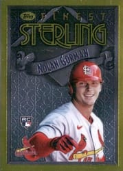 2023 Finest Flashbacks Base Set Nolan Gorman #153 card