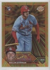 2023 Topps Chrome Update Radiating Rookies Nolan Gorman #RR-22 card