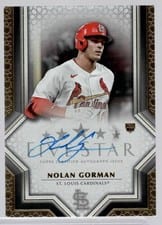 2023 Topps Five Star Autographs Nolan Gorman #FSA-NGOR card