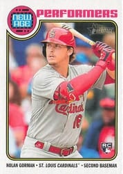 2023 Topps Heritage New Age Performers Nolan Gorman #NA-2 card