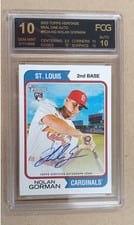 2023 Topps Heritage Real One Autographs Nolan Gorman #ROA-NG card