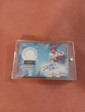 2023 Topps Holiday Autographed Relics Nolan Gorman #WHAR-NG card