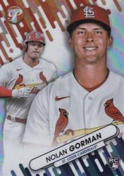 2023 Topps Pristine Fresh Faces Nolan Gorman #FF-6 card