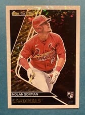 2023 Topps Update Black Gold Autographs Nolan Gorman #BG-30 card