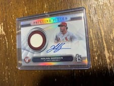 2024 Topps Pristine Pieces Autograph Relic Nolan Gorman #PPAR-NG card