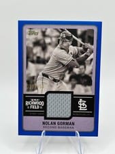 2025 Topps Rickwood Relic Collection Nolan Gorman #RWR-NG card