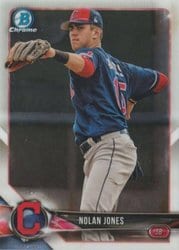 2018 Bowman Chrome Prospects Nolan Jones #BCP189 card