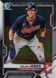 2021 Bowman Chrome Prospects Nolan Jones #BCP-35 card