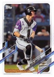 2021 Topps Pro Debut Base Set Nolan Jones #PD-43 card