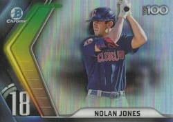 2022 Bowman Scouts' Top 100 Nolan Jones #BTP-18 card