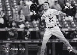 2023 Topps Black & White Base Set Nolan Jones #28 card