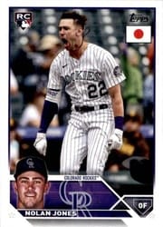 2023 Topps Japan Edition Base Set Nolan Jones #51 card