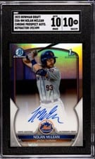 2023 Bowman Draft Chrome Prospect Autographs Nolan McLean #CDA-NM card