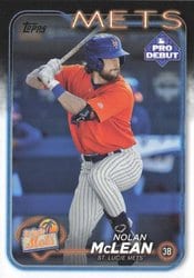 2024 Topps Pro Debut Base Set Nolan McLean #PD-145 card