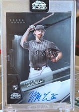 2026 Topps Chrome Black Autographs Nolan McLean #CBA-NM card