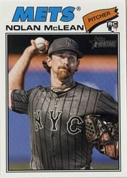 2026 Topps Heritage Base Set Nolan McLean #150 card