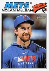 2026 Topps Heritage Base Set Nolan McLean #150 card