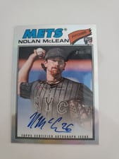 2026 Topps Heritage Chrome Autographs Nolan McLean #ROAC-NM card