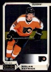 2018-19 O-Pee-Chee Platinum Base Set Nolan Patrick #52 card
