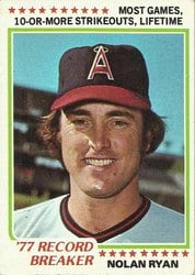 1978 Topps Base Set Nolan Ryan #6 card