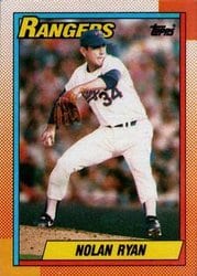 1990 Topps Base Set Nolan Ryan #1 card