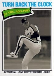 2018 Topps Archives Base Set Nolan Ryan #317 card