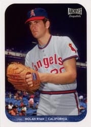 2018 Topps Archives Snapshots Base Nolan Ryan #AS-NR card