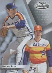 2018 Topps Gold Label Base Set Nolan Ryan #47 card