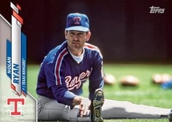 2020 Topps Base Set Nolan Ryan #609b card