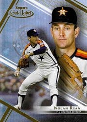 2021 Topps Gold Label Base Set Nolan Ryan #9 card