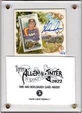 2022 Topps Allen & Ginter N43 Boxloader Autographs Nolan Ryan #N43A-NR card