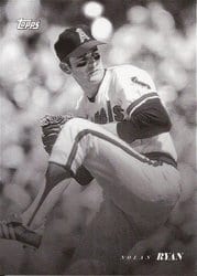 2022 Topps Black & White Base Set Nolan Ryan #98 card