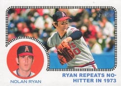 2022 Topps Heritage All Aboard! Nolan Ryan #AA-2 card