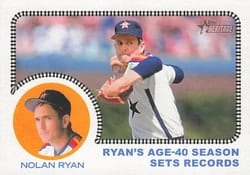 2022 Topps Heritage All Aboard! Nolan Ryan #AA-6 card